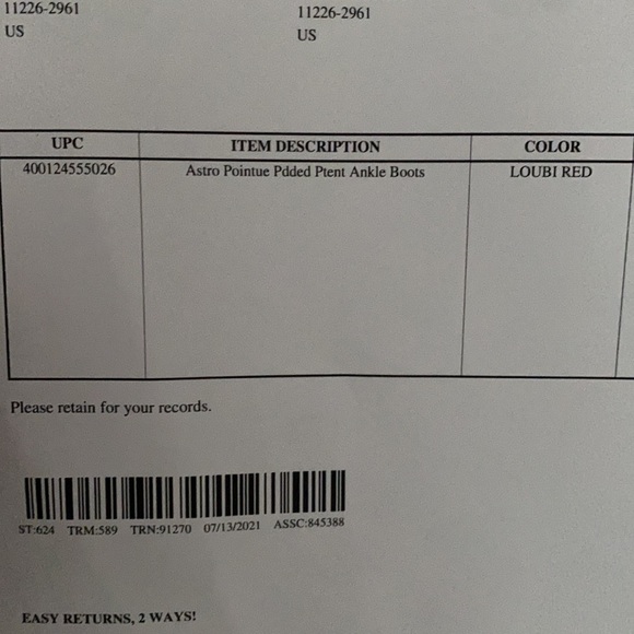 Christian Louboutin  Red Astro Pointue boots - Picture 9 of 9